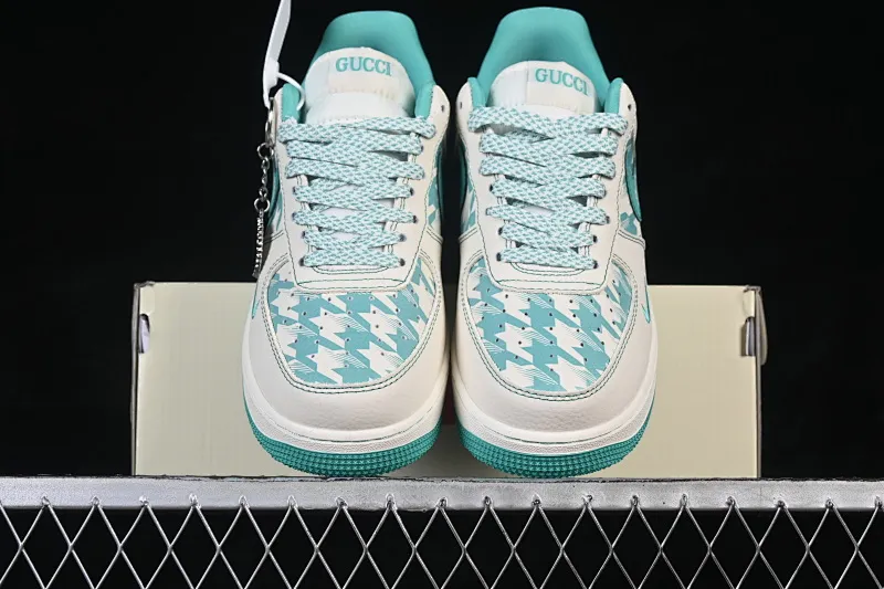 All categories Nk Air Force 1 Air Force series Nk Air Force 1 Low Air Force low-top Nike Air Force 1'07 Low Gucci joint mint green Air Force 1 low-top casual sneakers XL1979-124